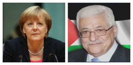 In a telephone call with President Abbas, German Chancellor supports holding Palestinian elections including in Jerusalem 